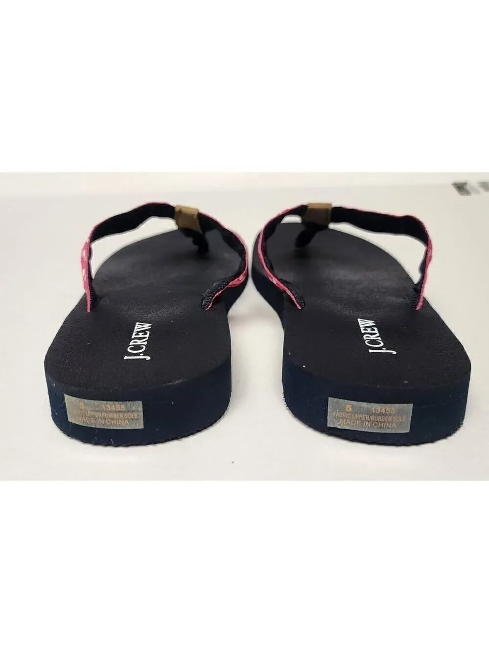 J.Crew Polka-Dots Flip-Flop Thong Sandal Shoes Size US 5